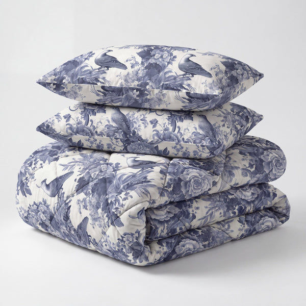 Bettdecke Ohne Bezug - Nano Printed Dekbed - Reverie Blue