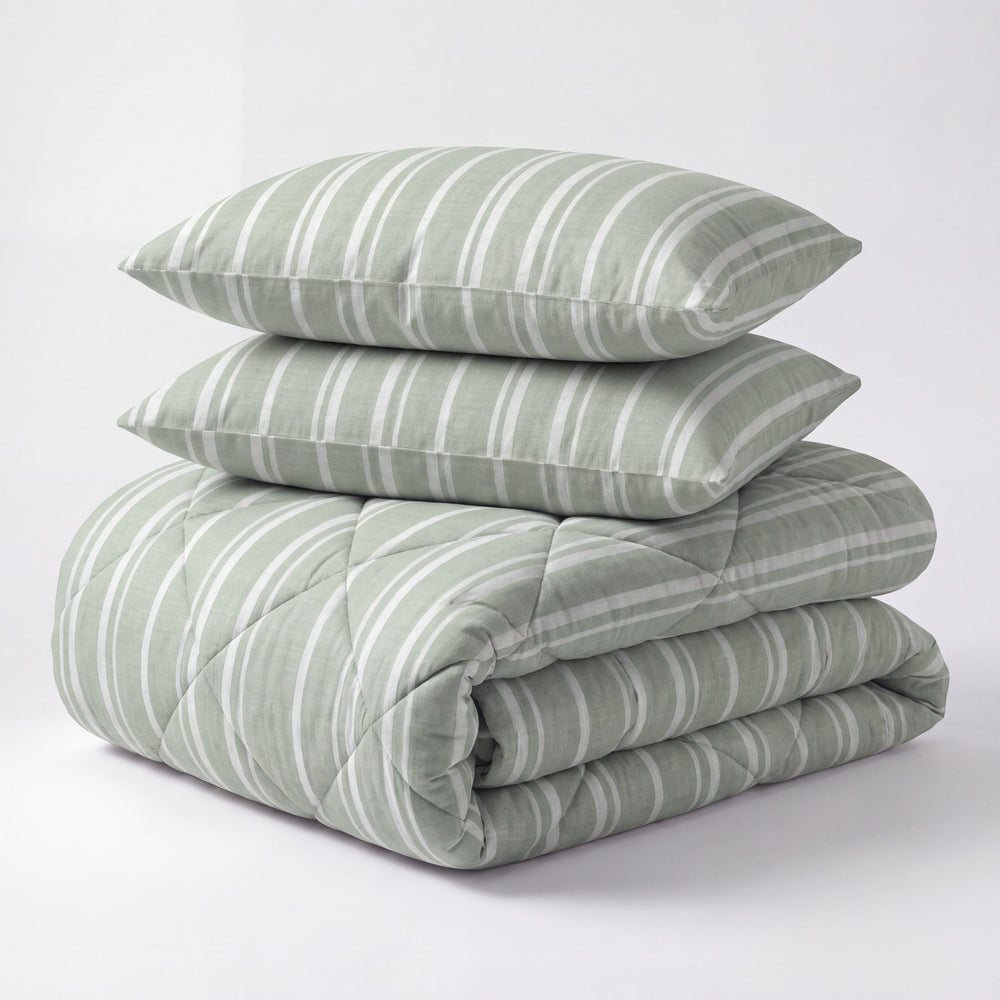 Bettdecke Ohne Bezug - Nano Printed Bettdecke – Vertigo Green