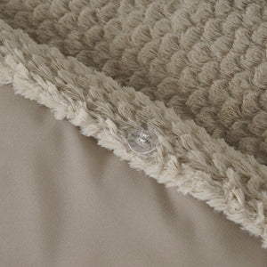 Bettbezug - Fur Teddy Taupe