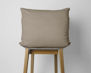 Flanell 2 in 1 Kissenbezüge Taupe